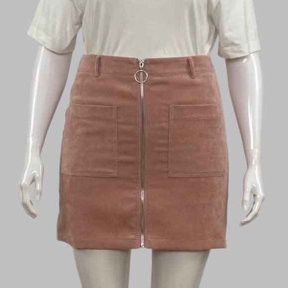 SisterS Point pink corduroy skirt - Picture 1 of 4